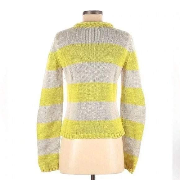 Calvin Klein | Yellow & Cream Color Block Sweater Size XS - Picture 2 of 2